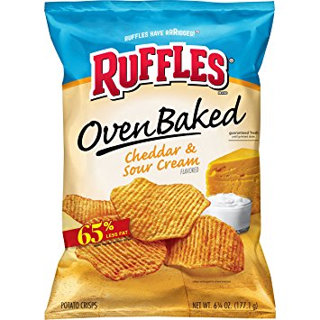 Lays Baked Ruffles Cheddar & Sour Cream